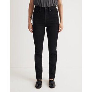 Madewell Stovepipe Jeans, black rinse wash, 29